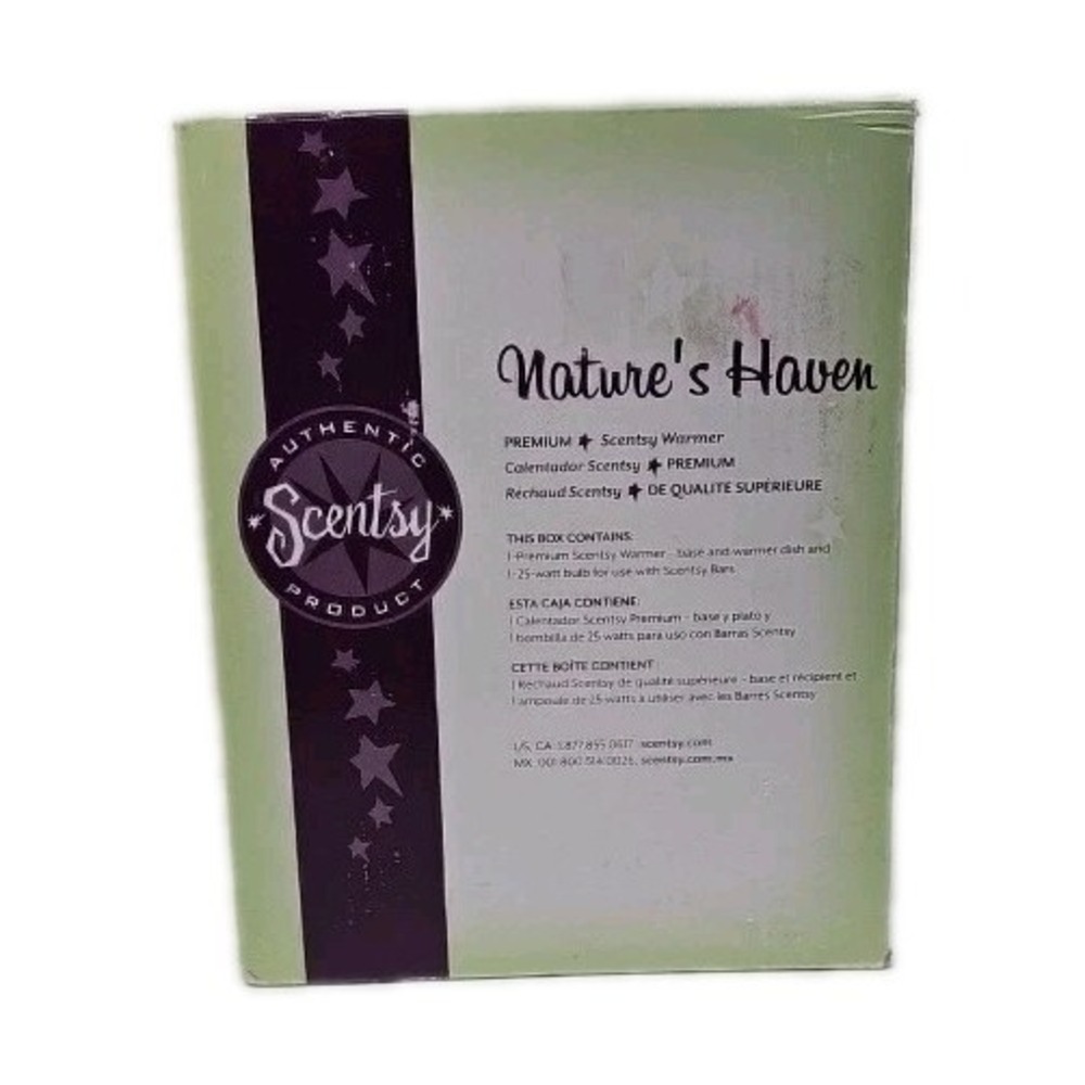 Scentsy -Nature's Haven Bird's Nest -Full Size -  Retired Wax Warmer -New In Box